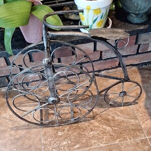 Decorative Metal Bicycle Wine Holder